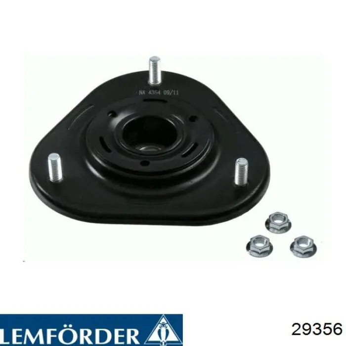 Soporte amortiguador delantero 29356 Lemforder