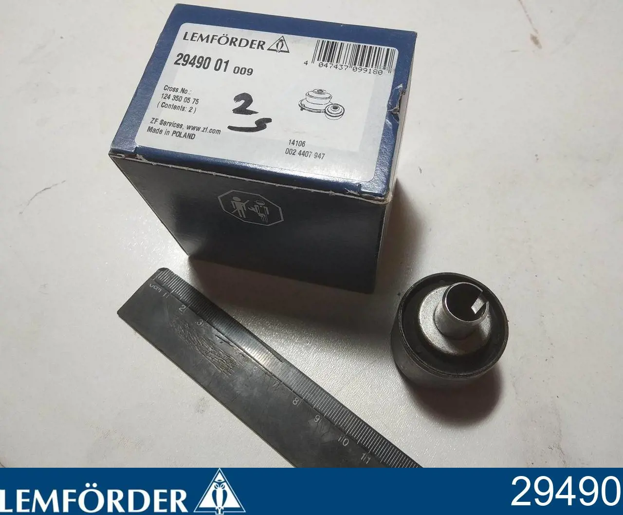 29490 Lemforder Полиуретановый сайлентблок заднего верхнего рычага
