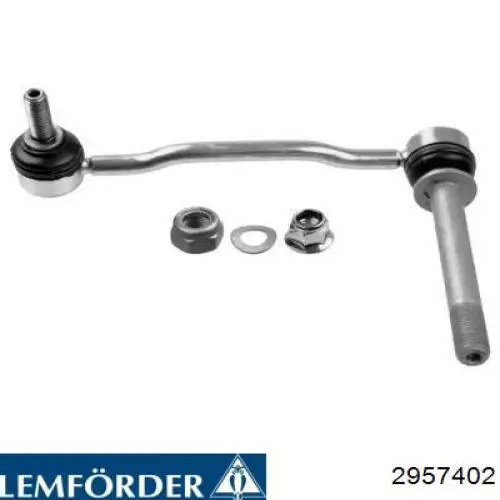 Стойка стабилизатора, переднего, левая Lemforder 2957402