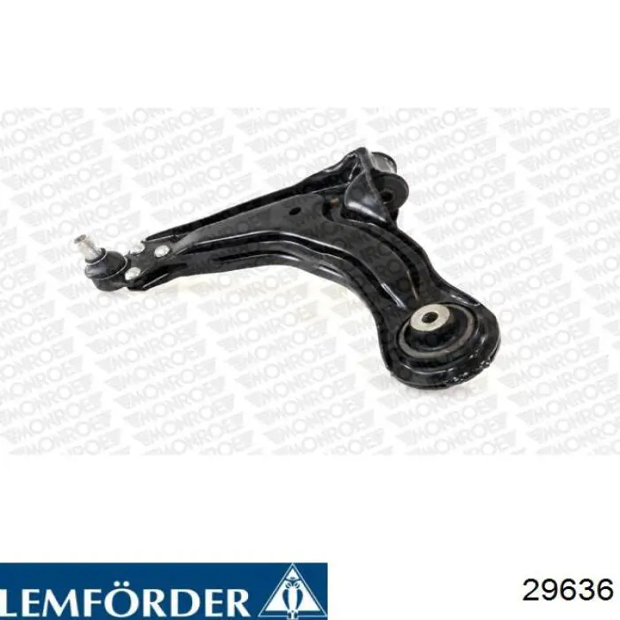 Левый рычаг передней нижней подвески Lemforder 29636 цена, от 58.22 USD