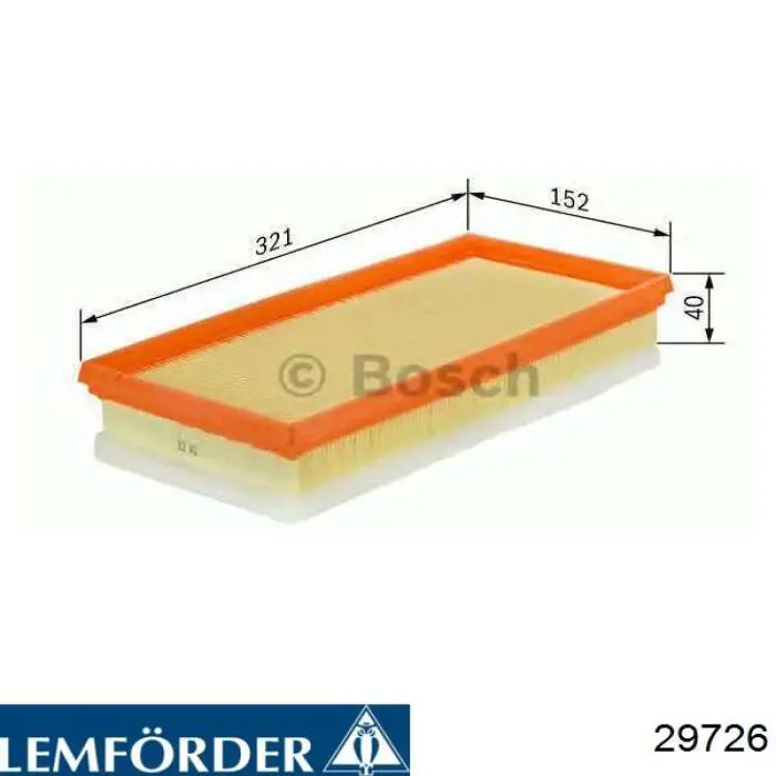 Купить 29726 Lemforder Сайлентблок верхнего рычага
