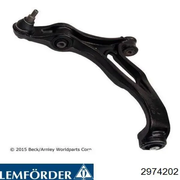 Правый рычаг передней нижней подвески Lemforder 2974202 цена, от 194.17 USD
