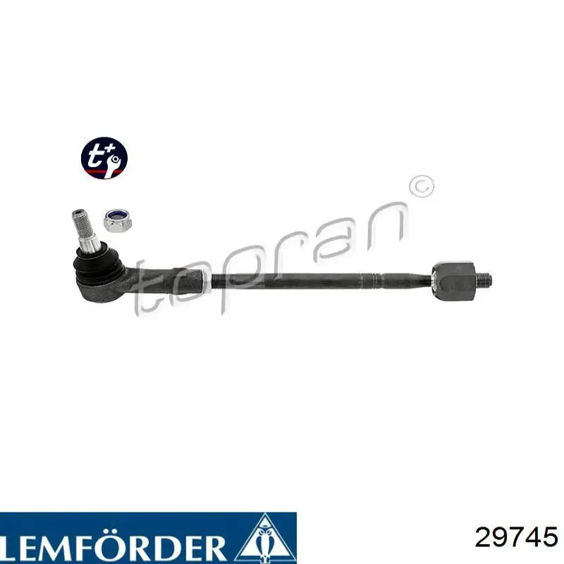 Тяга рулевая в сборе правая 29745 Lemforder