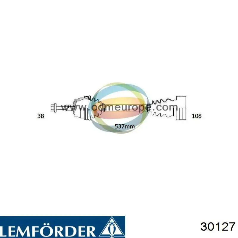 30127 Lemforder Пыльник рулевой тяги