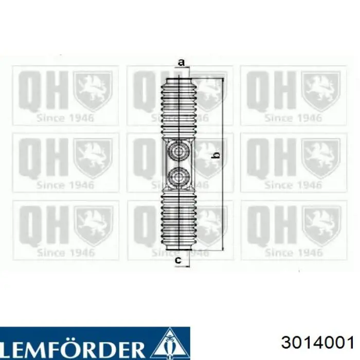 Купить 3014001 Lemforder Чехол рулевого механизма