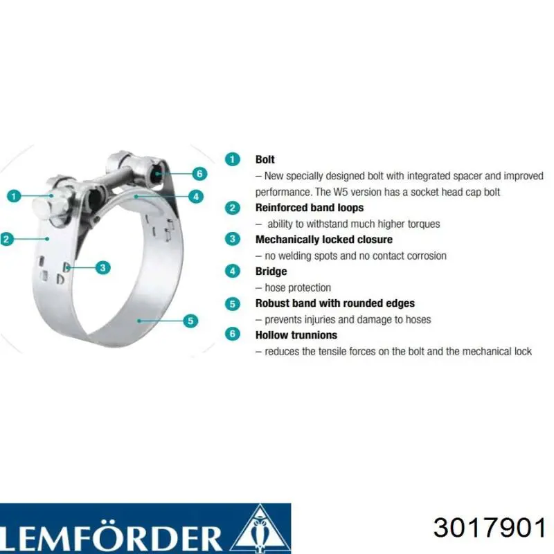 Пыльник рейки Lemforder 3017901