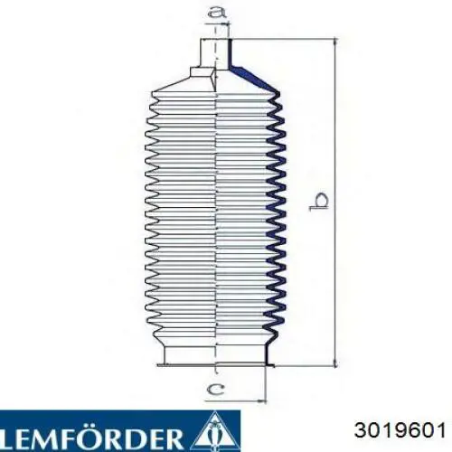 Пыльник тяги Lemforder 3019601 цена, от 6.33 USD