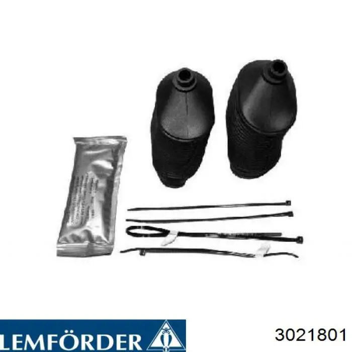 3021801 Lemforder bota de proteção do mecanismo de direção (de cremalheira)