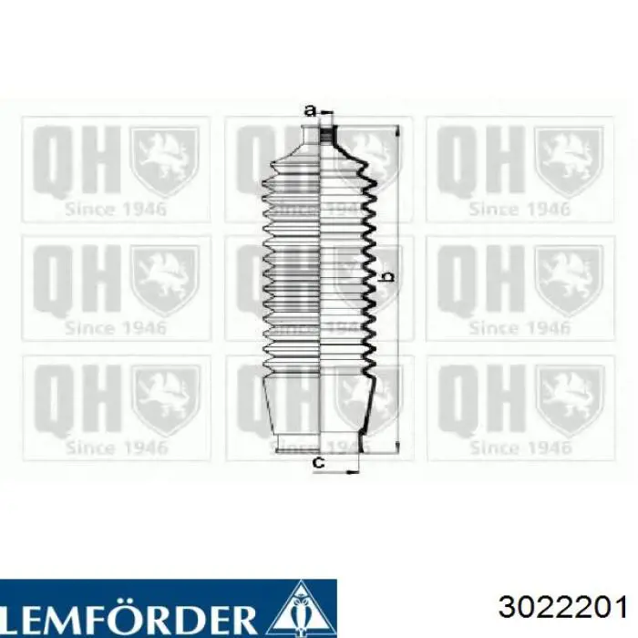 Пыльник рулевого механизма/рейки, левый Lemforder 3022201 цена, от 8.08 USD