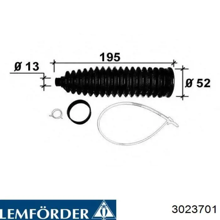 Пыльник тяги Lemforder 3023701 цена, от 7.87 USD