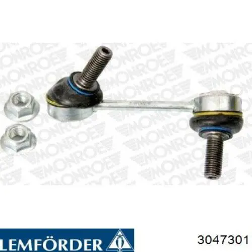 Стійка стабілізатора переднього, права 3047301 Lemforder