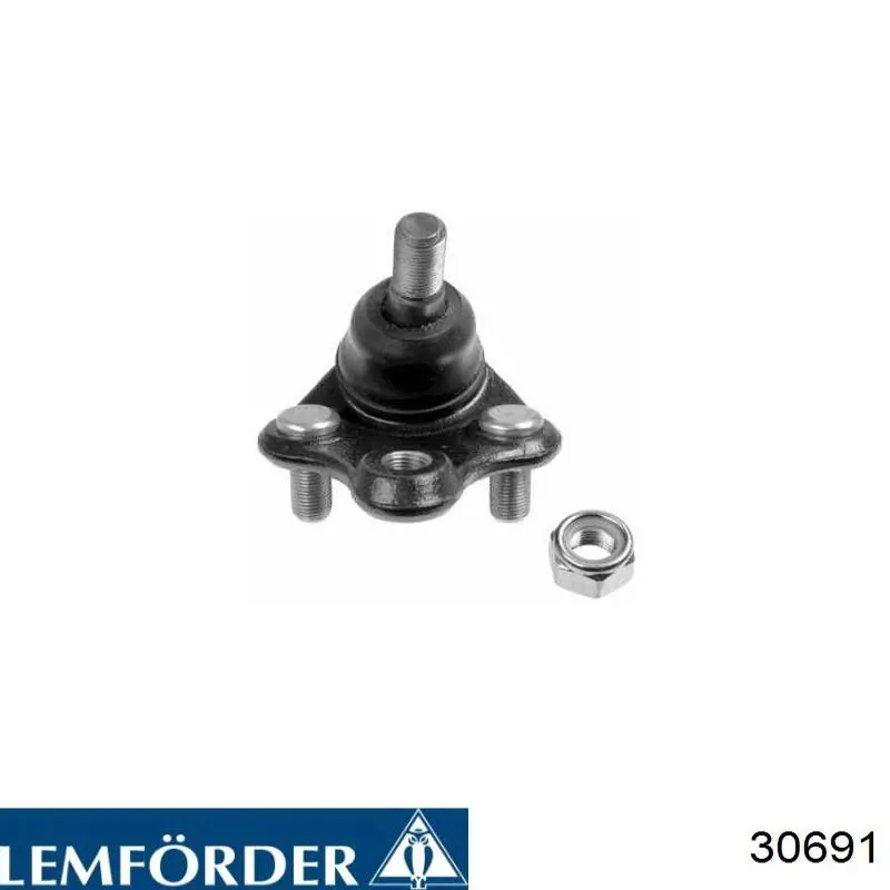 Шаровая опора, нижняя Lemforder 30691 цена, от 11.72 USD