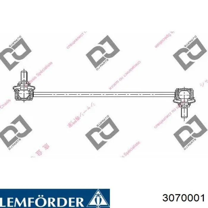 Купить 3070001 Lemforder Амортизационная стойка