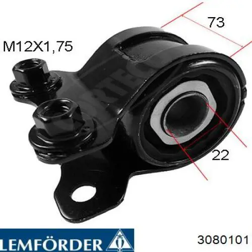 3080101 Lemforder Сайлентблок нижнего переднего рычага