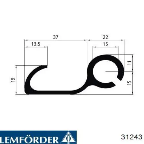 Стойка переднего стабилизатора 31243 Lemforder