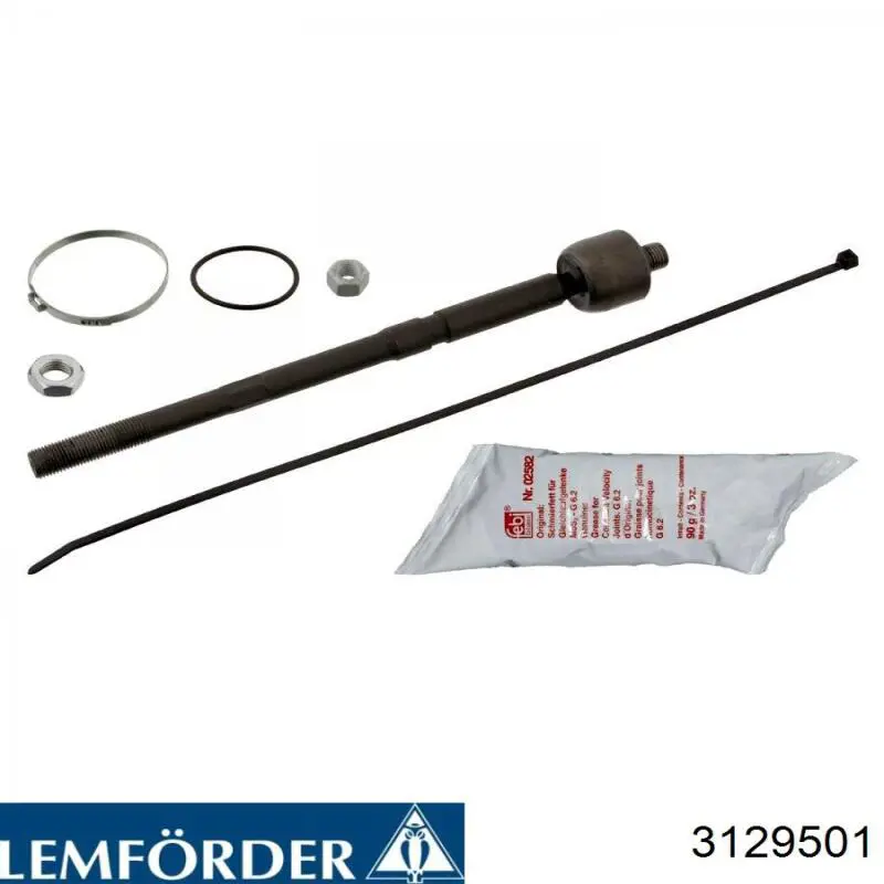 Накінечник рульової тяги, зовнішній 3129501 Lemforder