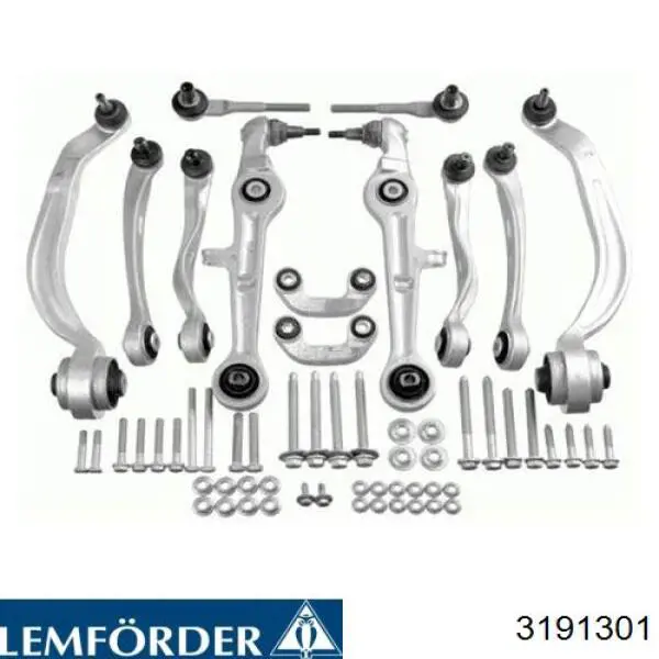 Комплект рычагов передней подвески Lemforder 3191301 цена, от 599.09 USD