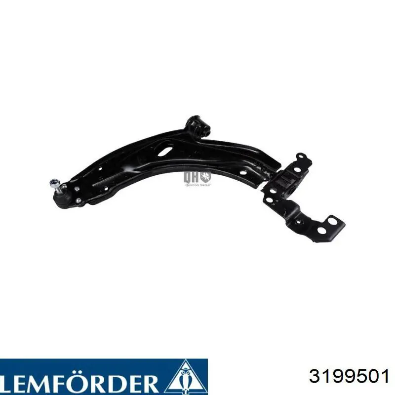Левый рычаг передней нижней подвески Lemforder 3199501 цена, от 46.31 USD
