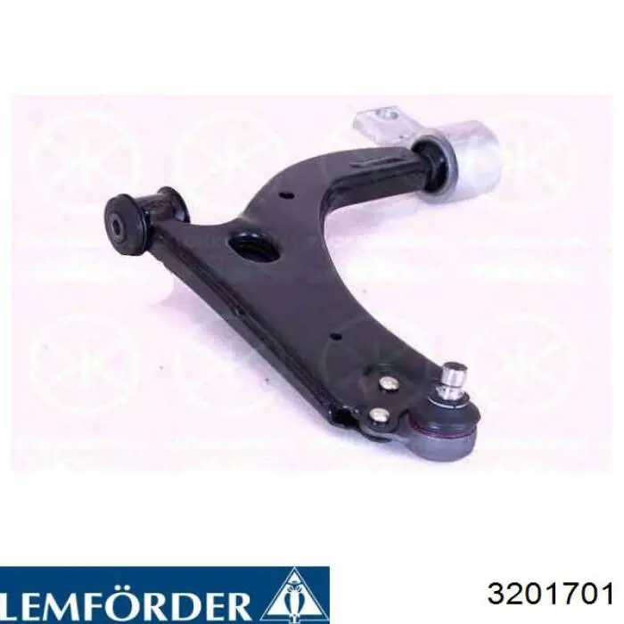 Левый рычаг передней нижней подвески Lemforder 3201701 цена, от 66.32 USD