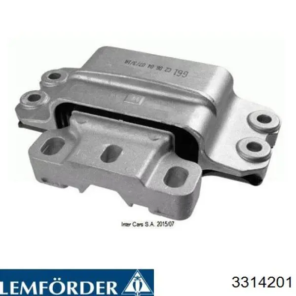 Soporte motor izquierdo 3314201 Lemforder