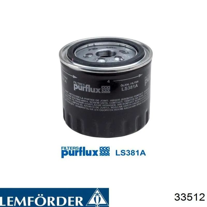 Сайлентблок задней балки 33512 Lemforder