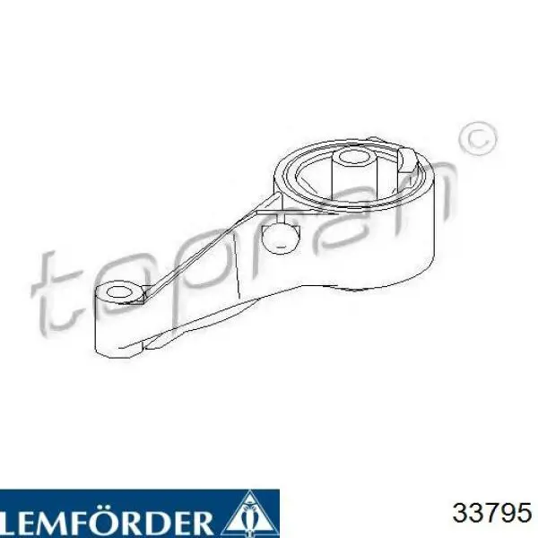 Гидроопора двигателя передняя Lemforder 33795 цена, от 30.18 USD