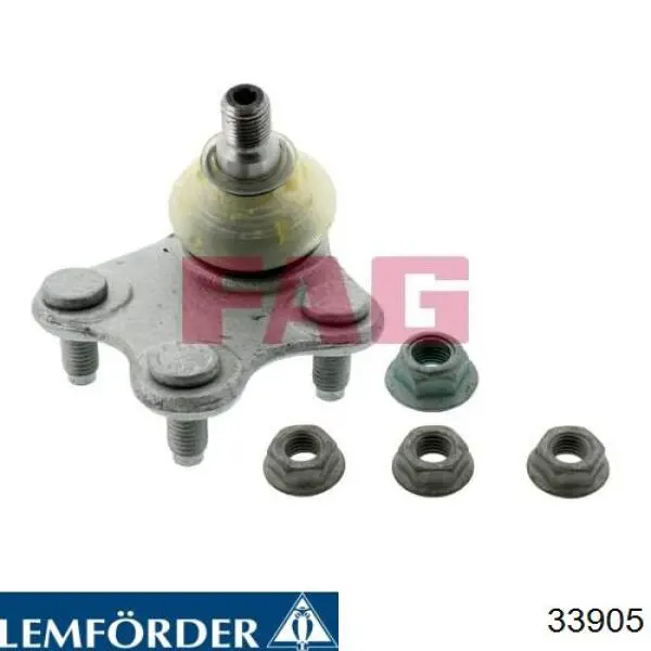 33905 Lemforder Левая нижняя шаровая опора