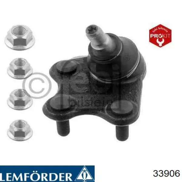 Шаровая опора правая нижняя  Lemforder 33906