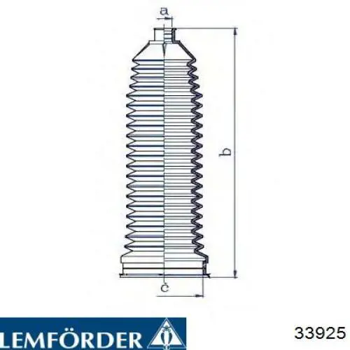 Купить 33925 Lemforder Чехол рулевого механизма