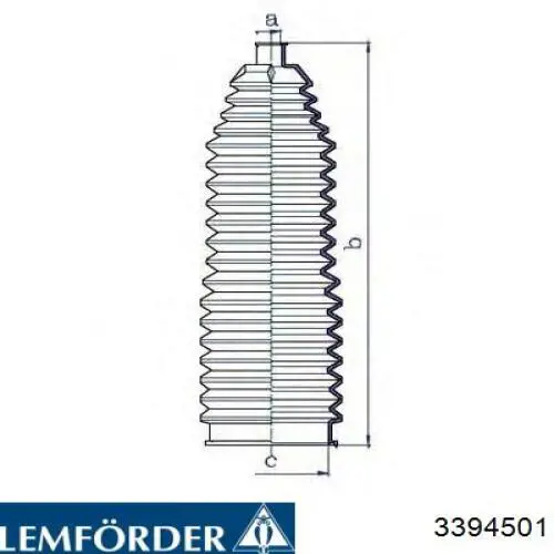 Пыльник тяги Lemforder 3394501 цена, от 8.67 USD