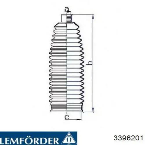 Купить 3396201 Lemforder Чехол рулевого механизма