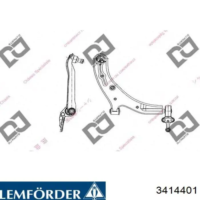 Купить 3414401 Lemforder Нижний правый рычаг передней подвески