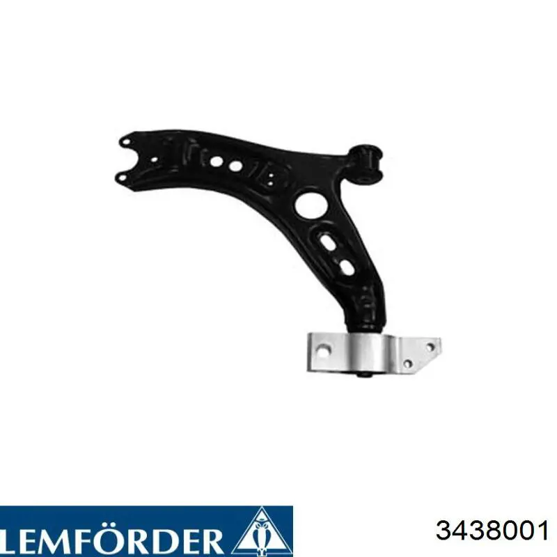 Левый рычаг передней нижней подвески Lemforder 3438001 цена, от 63.92 USD