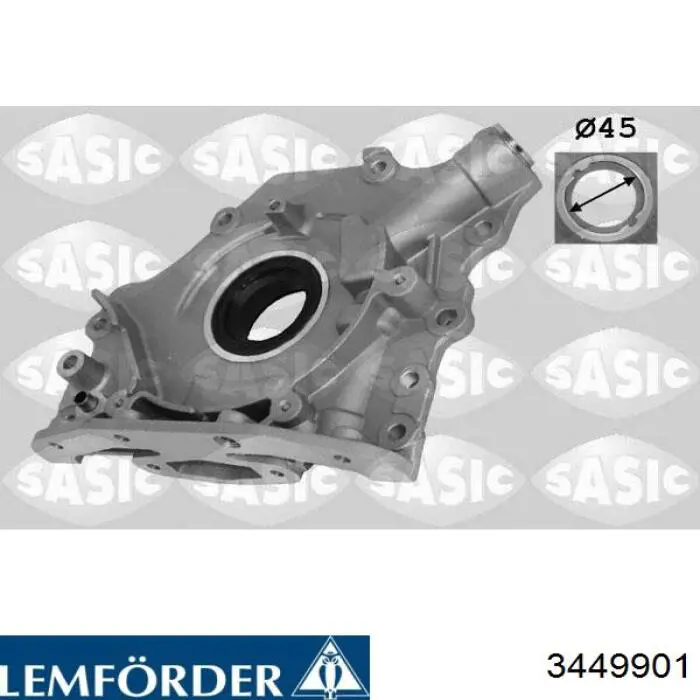 3449901 Lemforder Тяжка стабилизатора, переднего, правая
