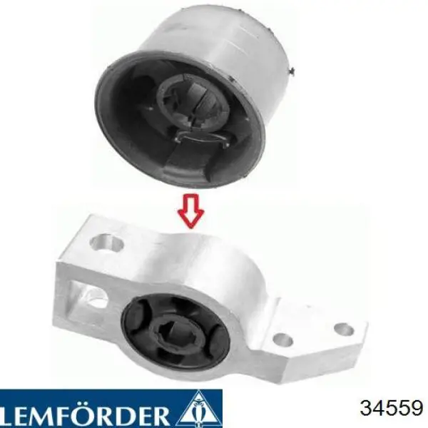 Купить 34559 Lemforder Сайлентблок нижний передней подвески