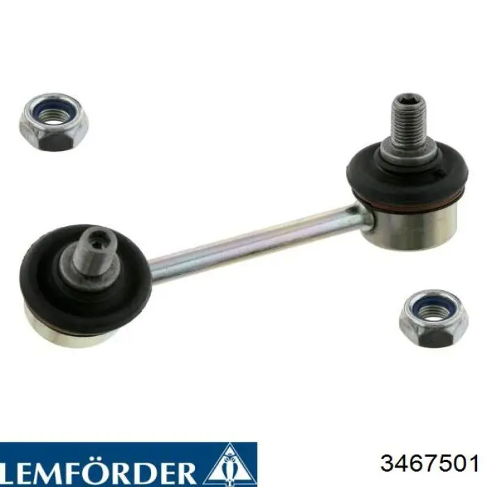 Левая стойка заднего стабилизатора 3467501 Lemforder