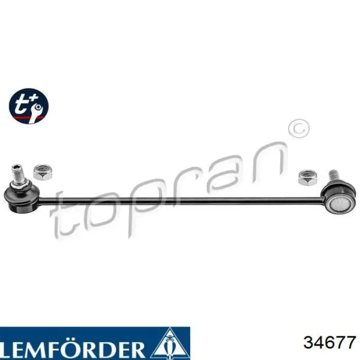 Стойка переднего стабилизатора левая 34677 Lemforder