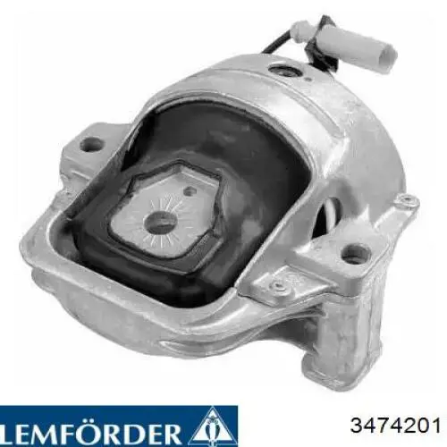 34742 01 Lemforder подушка (опора двигателя правая)