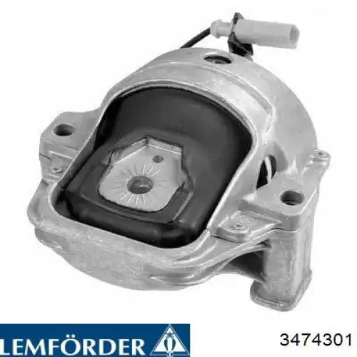 34743 01 Lemforder подушка (опора двигателя левая)