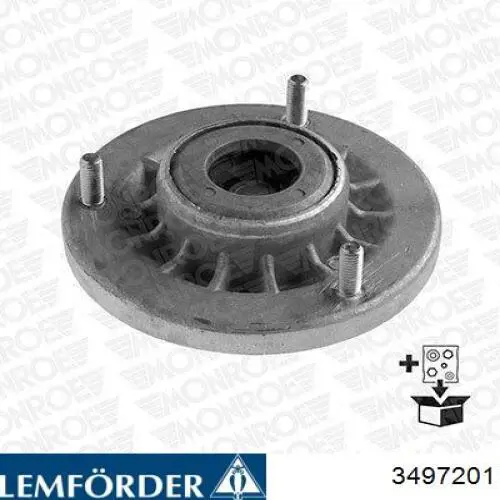 Купить 3497201 Lemforder Опора амортизатора заднего