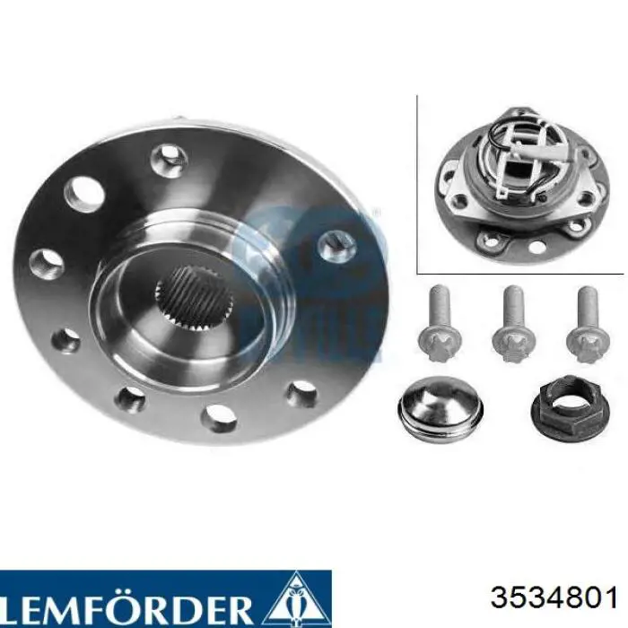 3534801 Lemforder Подушка амортизатора переднего