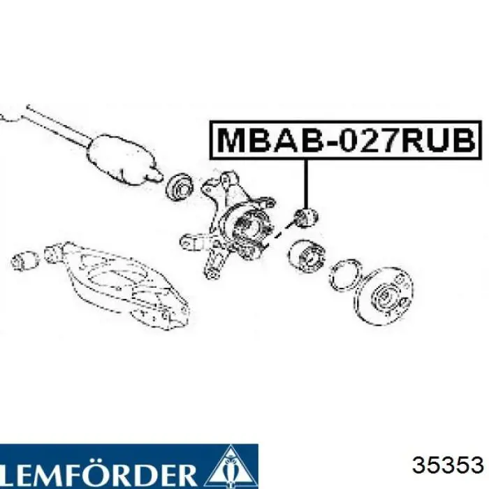 35353 Lemforder Сайлентблок нижнего переднего рычага