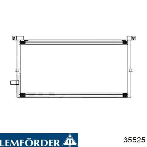 Suspensión, brazo oscilante trasero inferior 35525 Lemforder