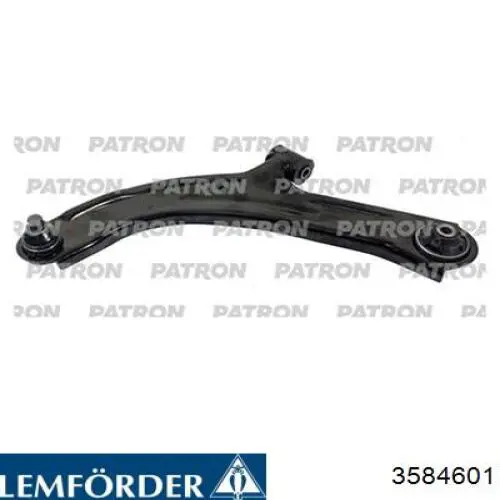 Левый рычаг передней нижней подвески Lemforder 3584601 цена, от 51.32 USD