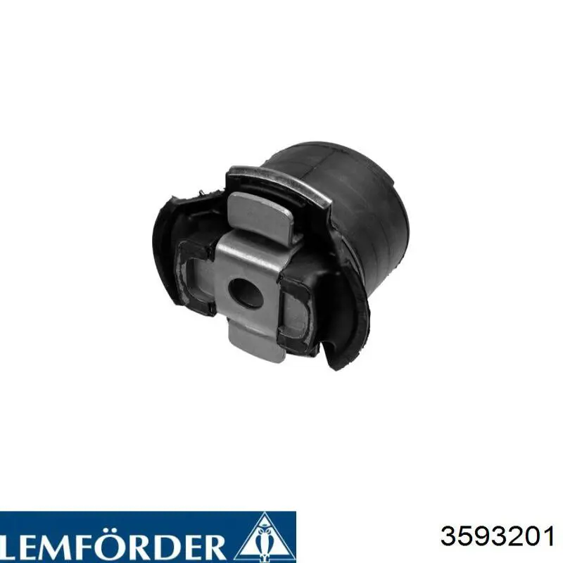 Silentblock, soporte de diferencial, eje trasero, delantero 3593201 Lemforder