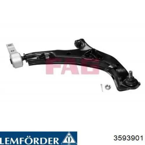 Правый рычаг передней нижней подвески Lemforder 3593901 цена, от 79.38 USD