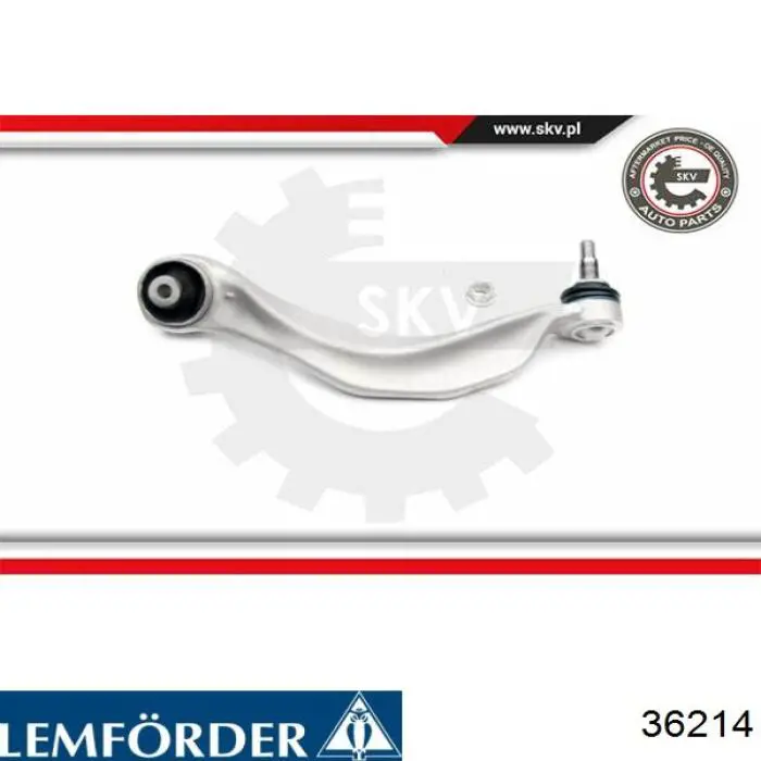 Левый рычаг передней нижней подвески Lemforder 36214 цена, от 100.59 USD