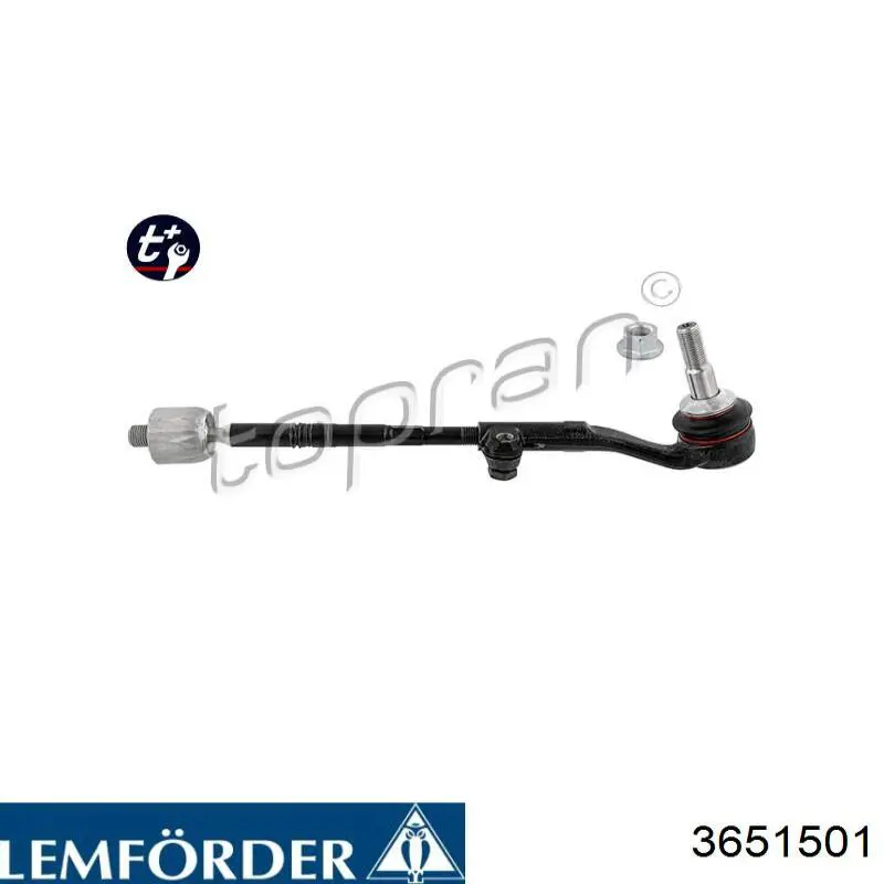 Купить 3651501 Lemforder Тяга рулевая в сборе левая