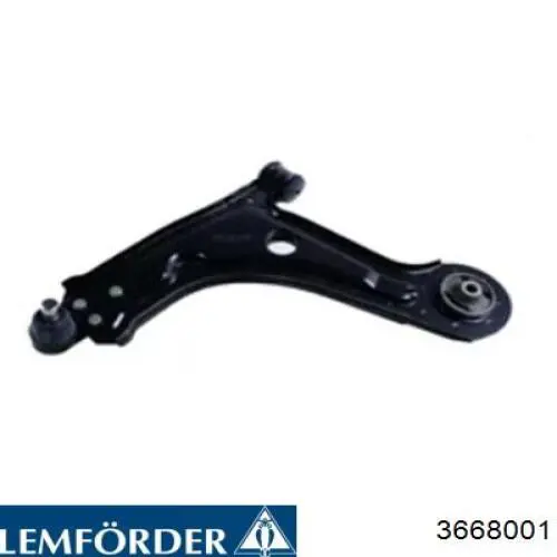 Левый рычаг передней нижней подвески Lemforder 3668001 цена, от 46.81 USD