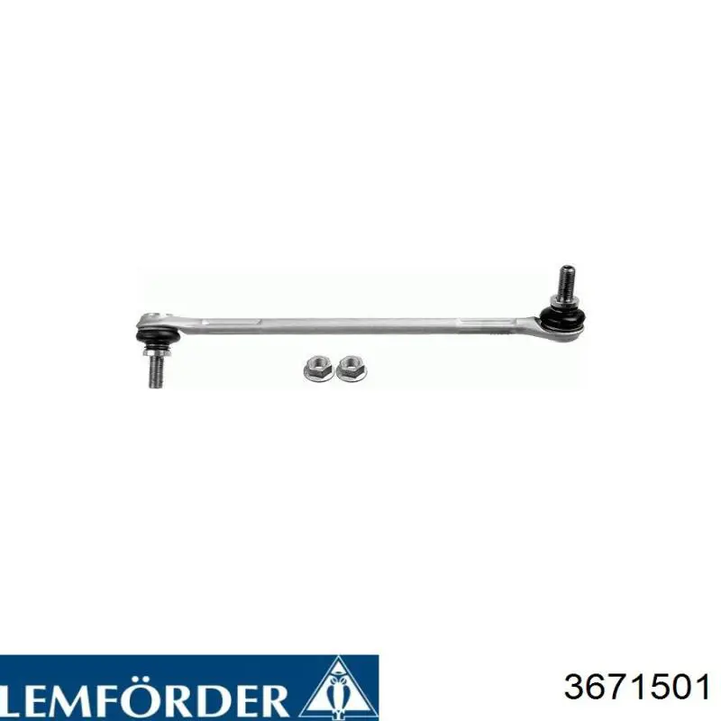Стойка переднего стабилизатора левая 3671501 Lemforder